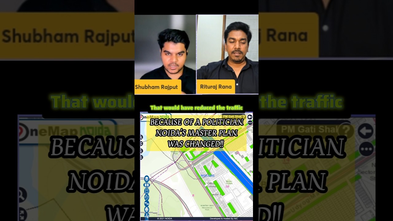 Why did a Politician changed Noida's Master Plan? | Difference between Noida Authority and MCD