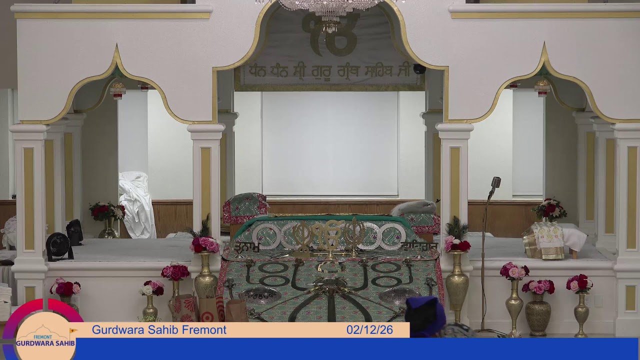 Gurdwara Sahib Fremont Evening Diwan 2026-02-12