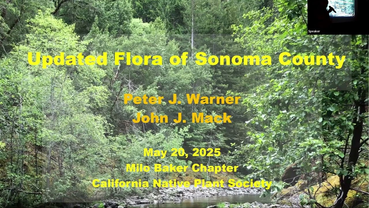 A Look into the Updated Flora of Sonoma County