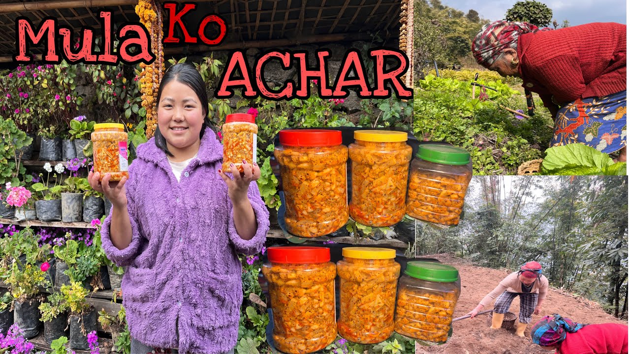 SAJILO MULA KO ACHAR RECIPE||KAM TA KATE HO KATE||AnjalaRai#recipe @anjalaraee 