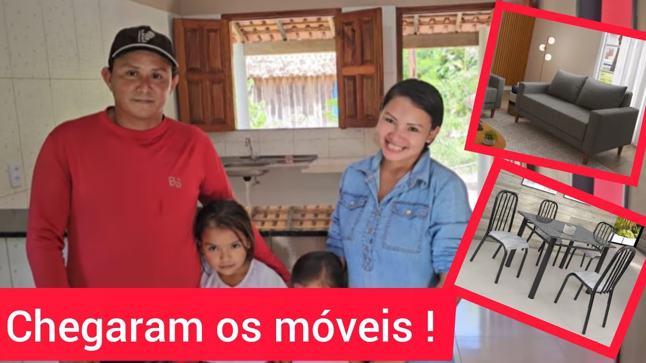 Daiele,móveis chegaram ! Casa está completa !