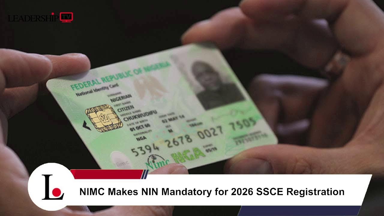DSS Arrests Mastermind of Kogi ECWA Church Attack; NIMC Makes NIN Mandatory for 2026 SSCE Registrati