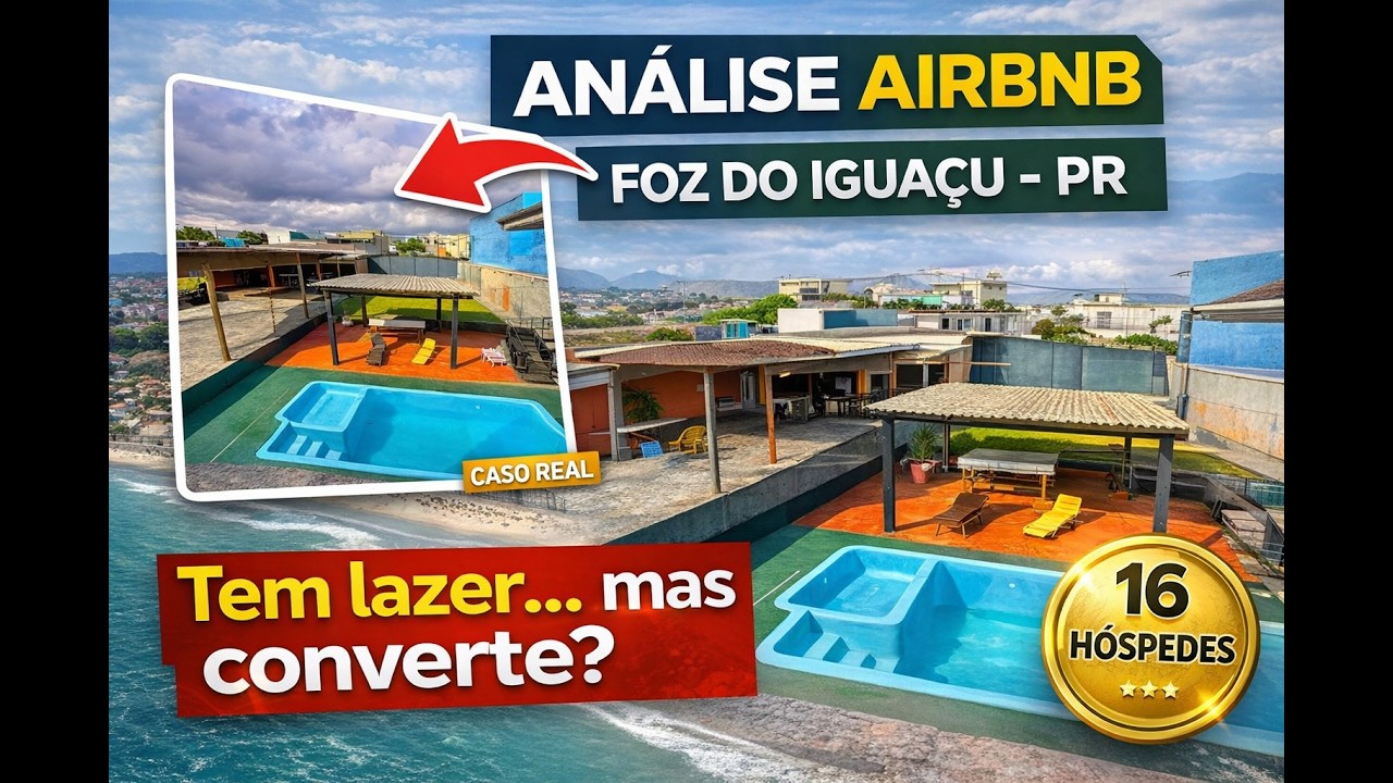Análise Personalizada de Airbnb | Foz do Iguaçu - PR