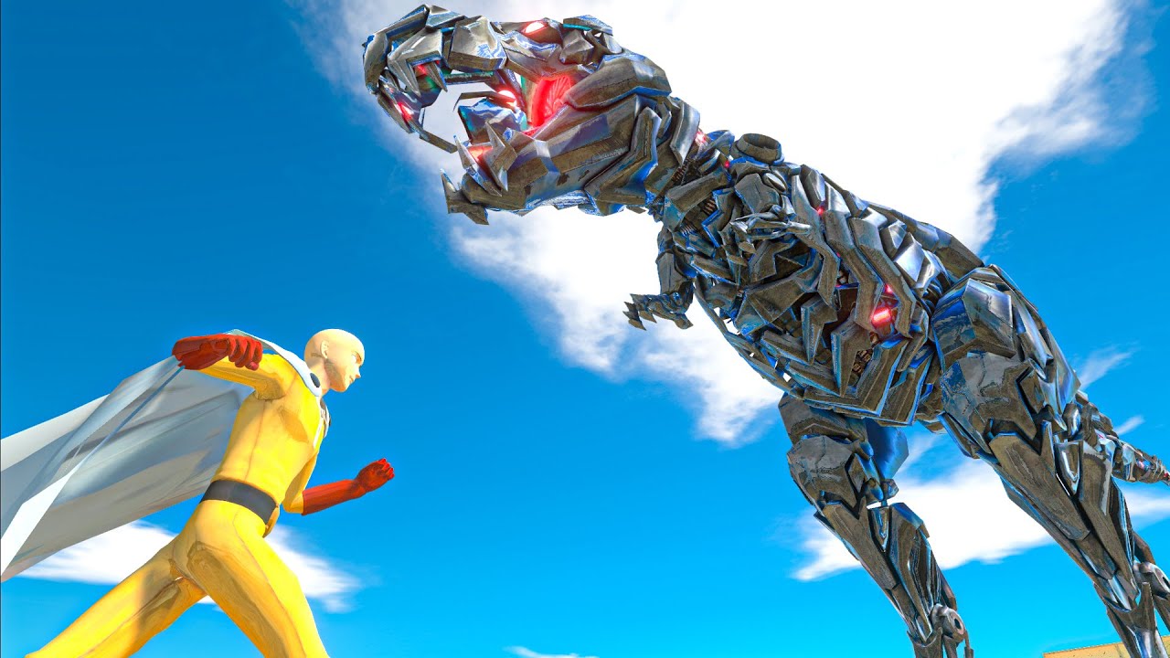 5 Levels of TEK-REX - Animal Revolt Battle Simulator