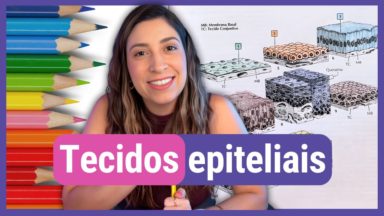 Tecidos EPITELIAIS: Anatomia para colorir!