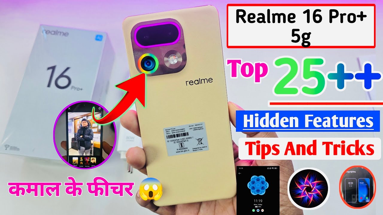 Realme 16 Pro+ 5G Tips And Tricks | Top 20++ Hidden Features 🔥realme 16 pro plus 5g