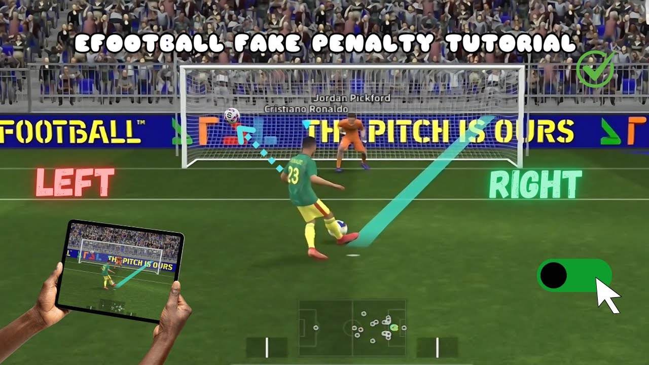 😱 SECRET PENALTY KICK TECHNIQUE THAT ALWAYS WORKS - EFOOTBALL 25 MOBILE GUIDE|  EFOOTBALL25. EXE