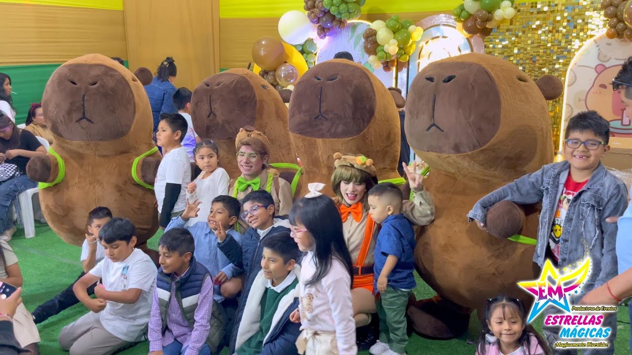 Show Infantil de Capibara con Estrellas Mágicas - Mágicamente Divertido!!!