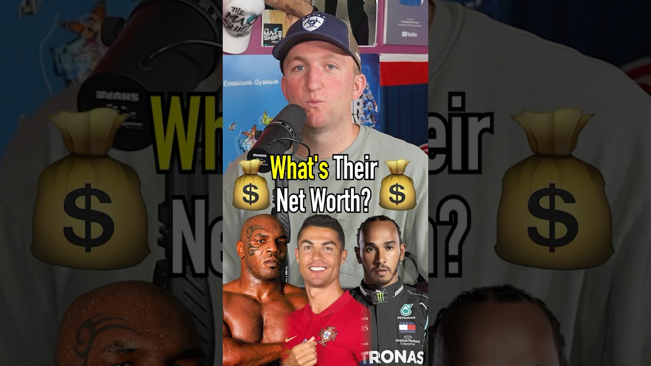 RONALDO&rsquo;s NET WORTH and More! How&rsquo;d You Do? #shorts #ronaldo #miketyson #lewishamilton #f1 #networth