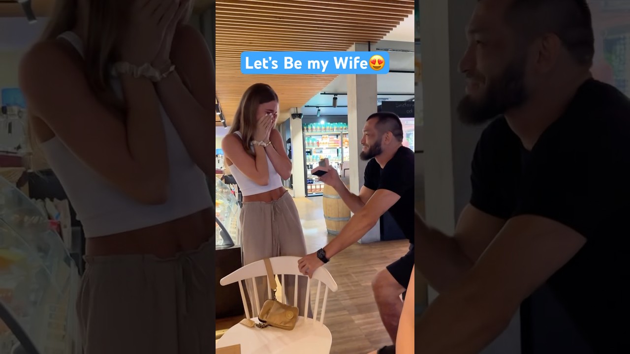 Mahmud Muradov Sevgilisi ni qolini so&rsquo;radi🥰#mma #ufc #uzbekistan #champion #octagon #wedding #viral