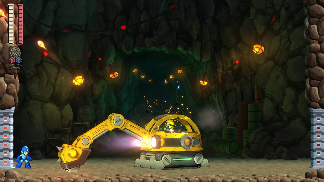 Megaman 11 - Impact Man (No Damage, No Gear, No Upgrades, Buster Only)/Normal mode