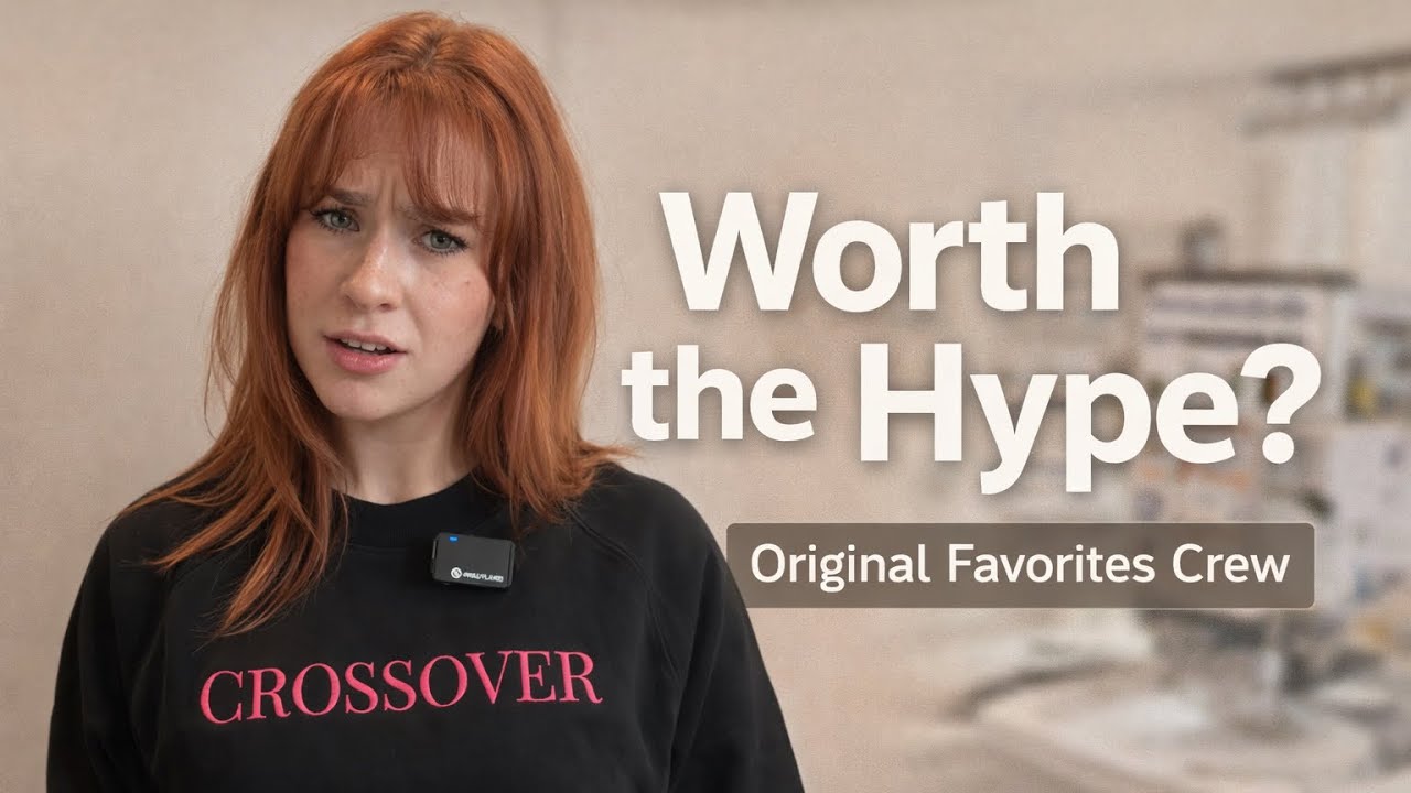 Is the Original Favorites Crewneck Worth it? | Embroidery Test + Fit Review