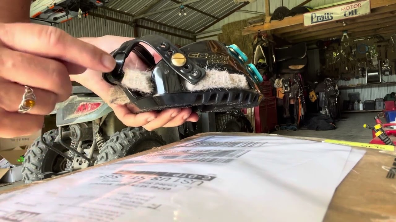 Cutting sole pads for Scoot Bootd