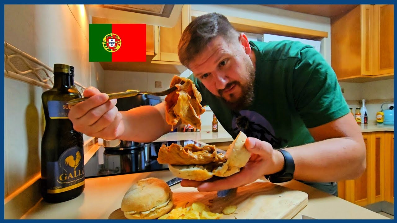 🇵🇹 Бифанас в стиле Порту: португальский сэндвич, который бьет по щекам😁