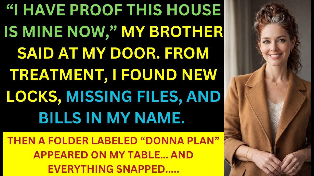 My Brother Moved Into My House While I Was Sick and Changed the Locks — He Miscalculated