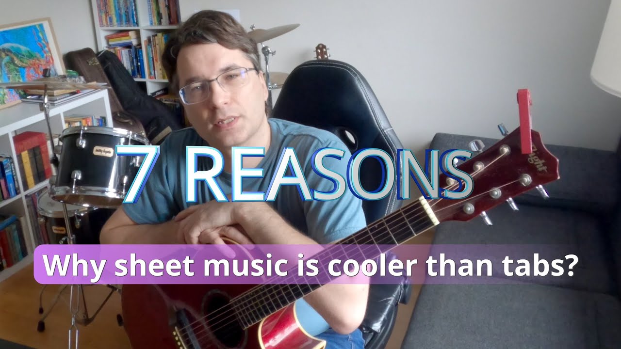 Why Sheet Music Is Cooler Than Tabs - Guitar Lessons with Dmitry Kotleev (Dmitry Clef)
