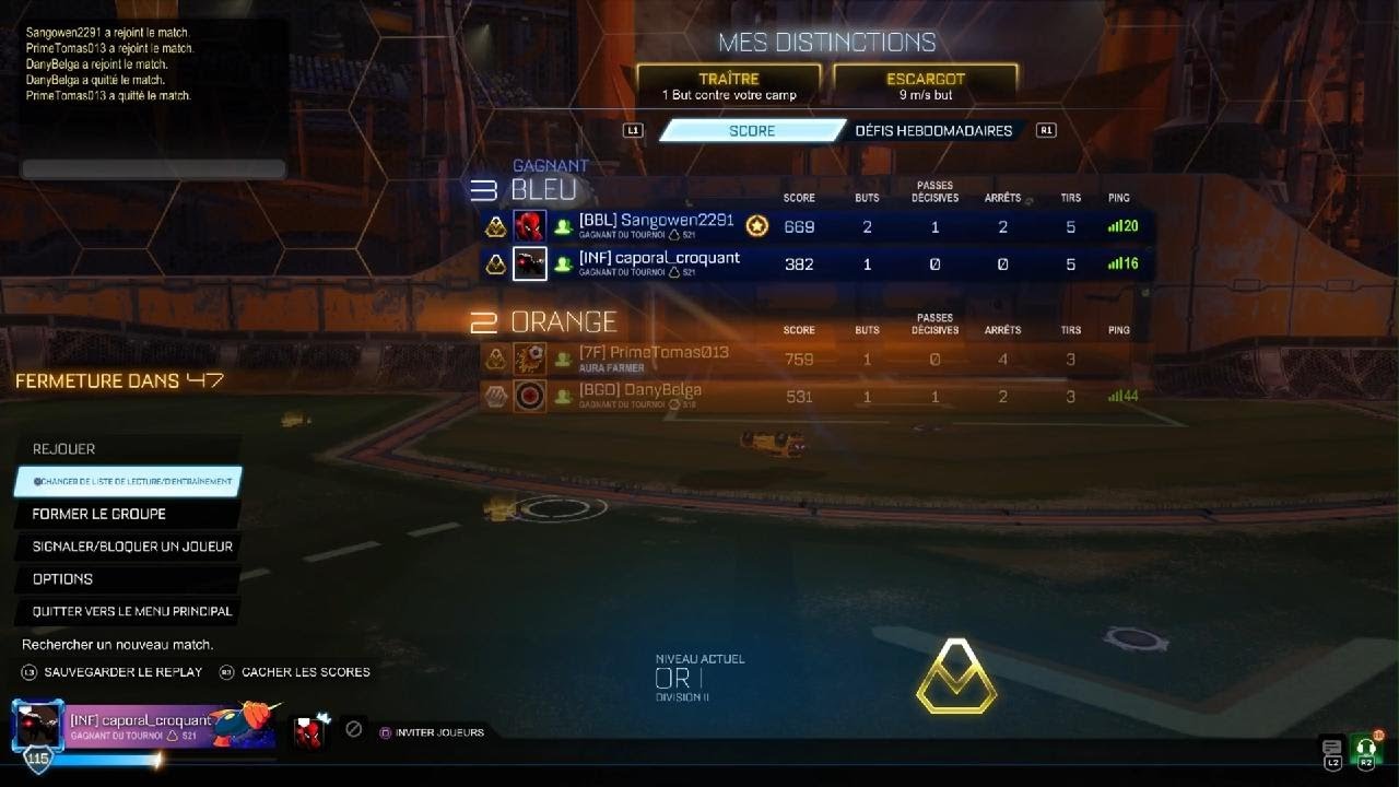 push platine en 2S (2V2)partie 1