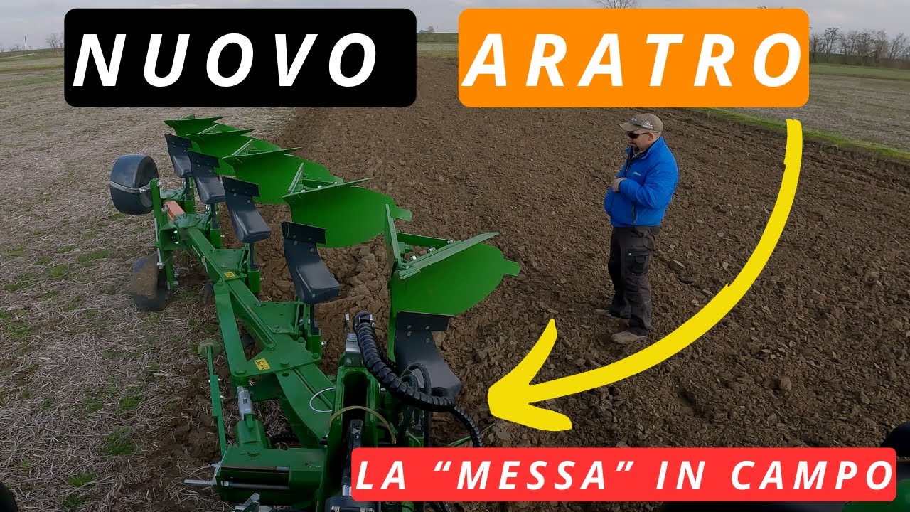 METTIAMO IN CAMPO IL NUOVO ARATRO AMAZONE CAYROS | come regolare un aratro | agritest