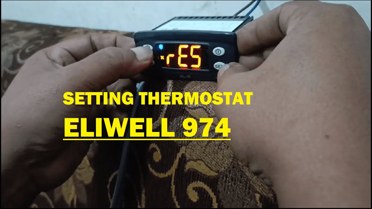 TUTORIAL SETTING THERMOSTAT  ELIWELL 974 - Completed