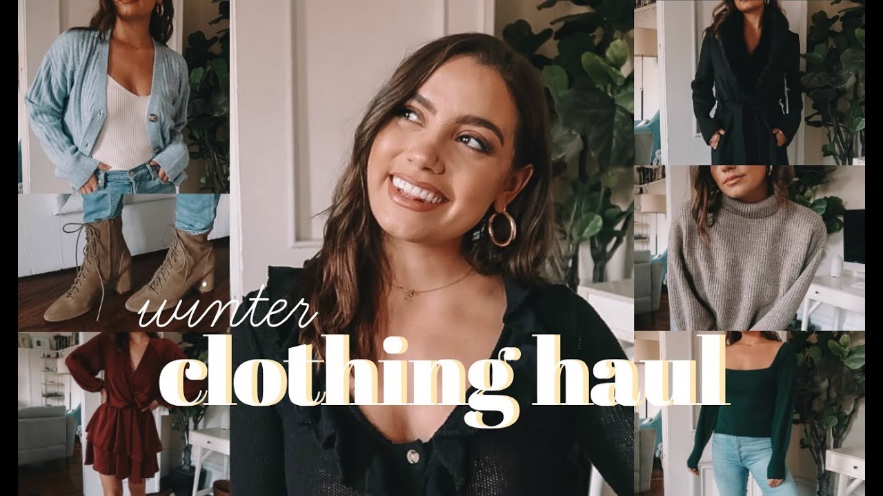 TRY ON CLOTHING HAUL | Fall to Winter Transition