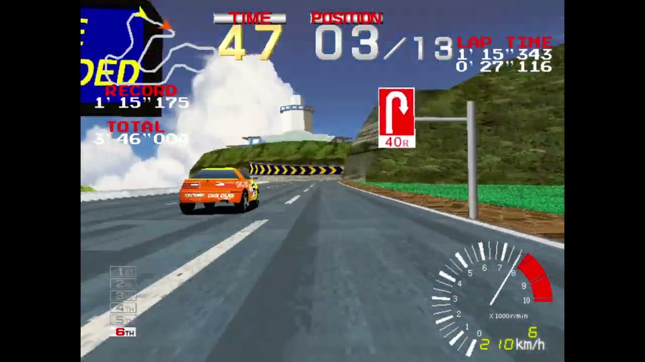 Ridge Racer (Arcade), Advanced (3'45
