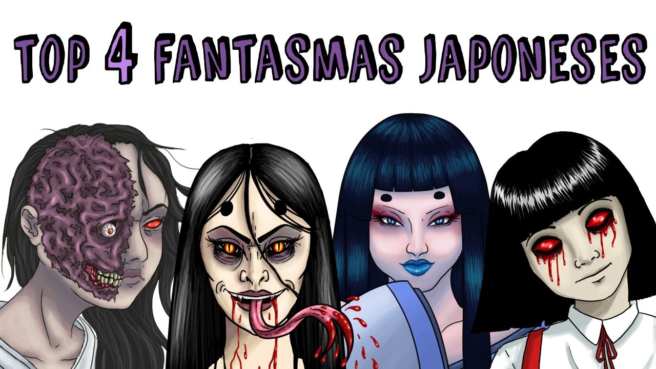 TOP 4 FANTASMAS JAPONESES | Draw My Life HANAKO-SAN, NURE-ONNA, OIWA, YUKI-ONNA