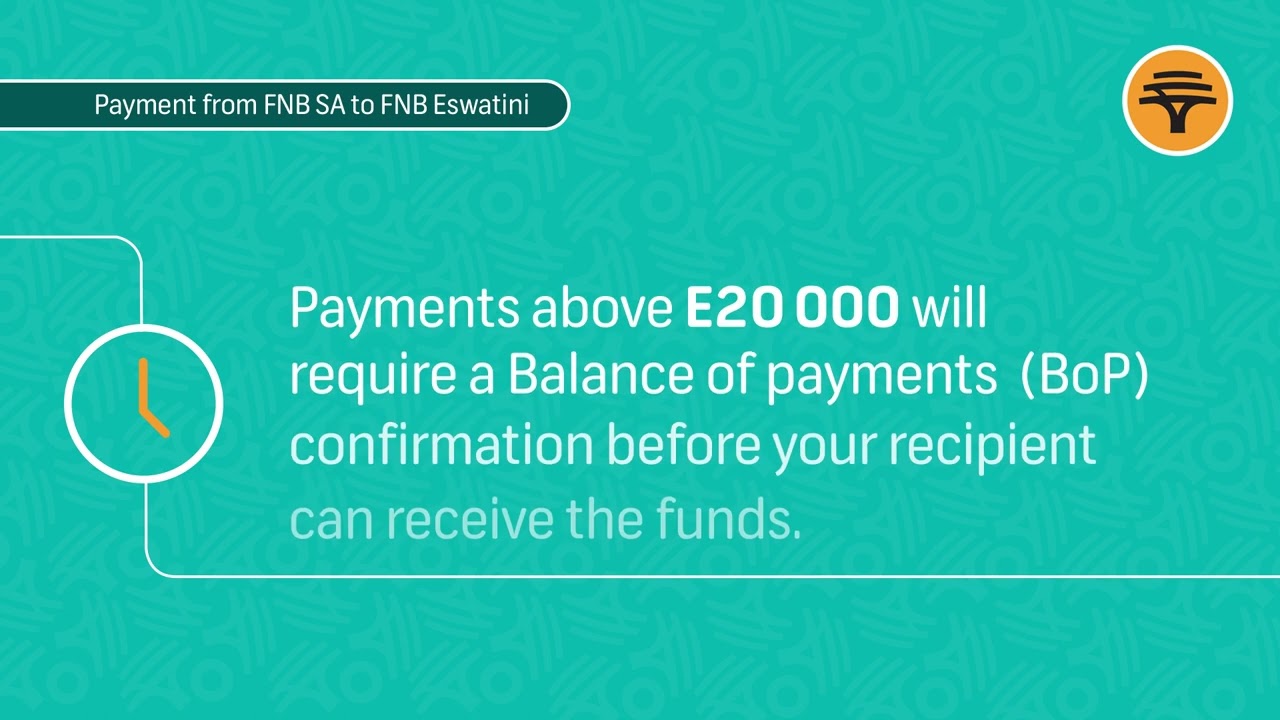 Cross Border Payments: Paying from FNB SA