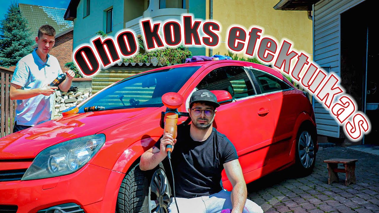 AUTOMOBILIO POLIRAVIMAS LAUKE GREITAI IR PIGIAI
