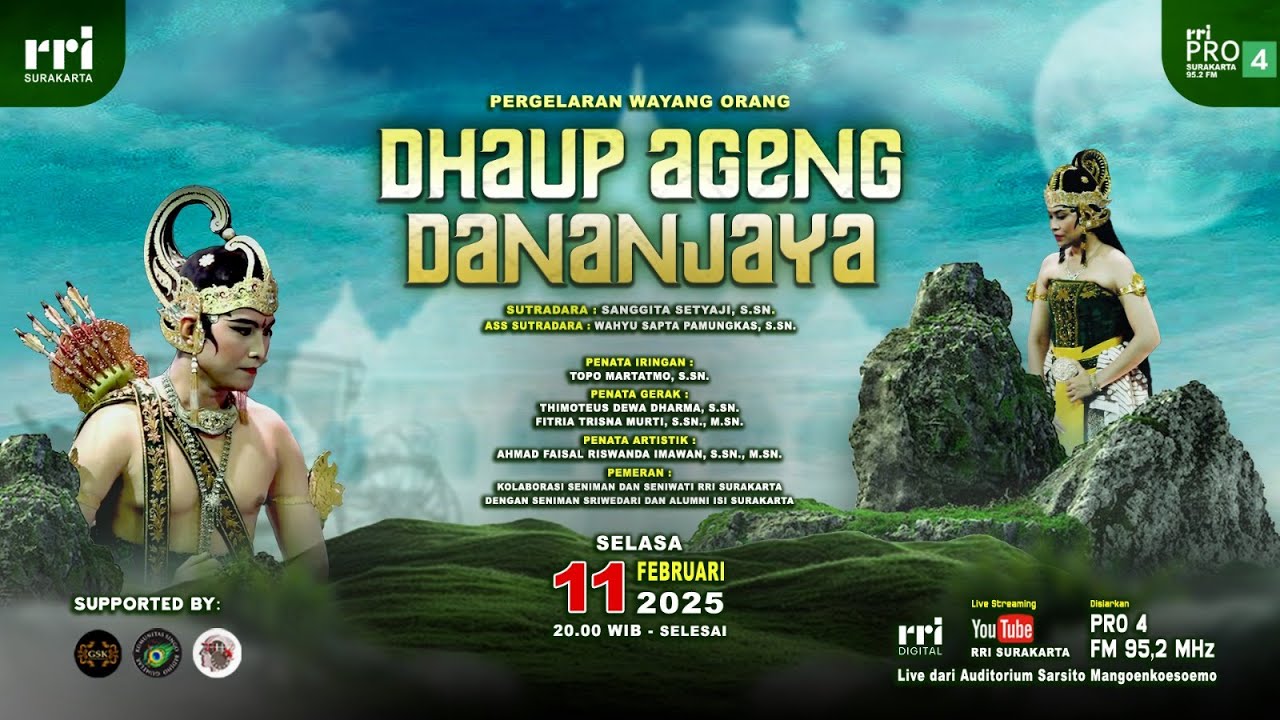 DHAUP AGENG DANANJAYA || Wayang Orang RRI Surakarta