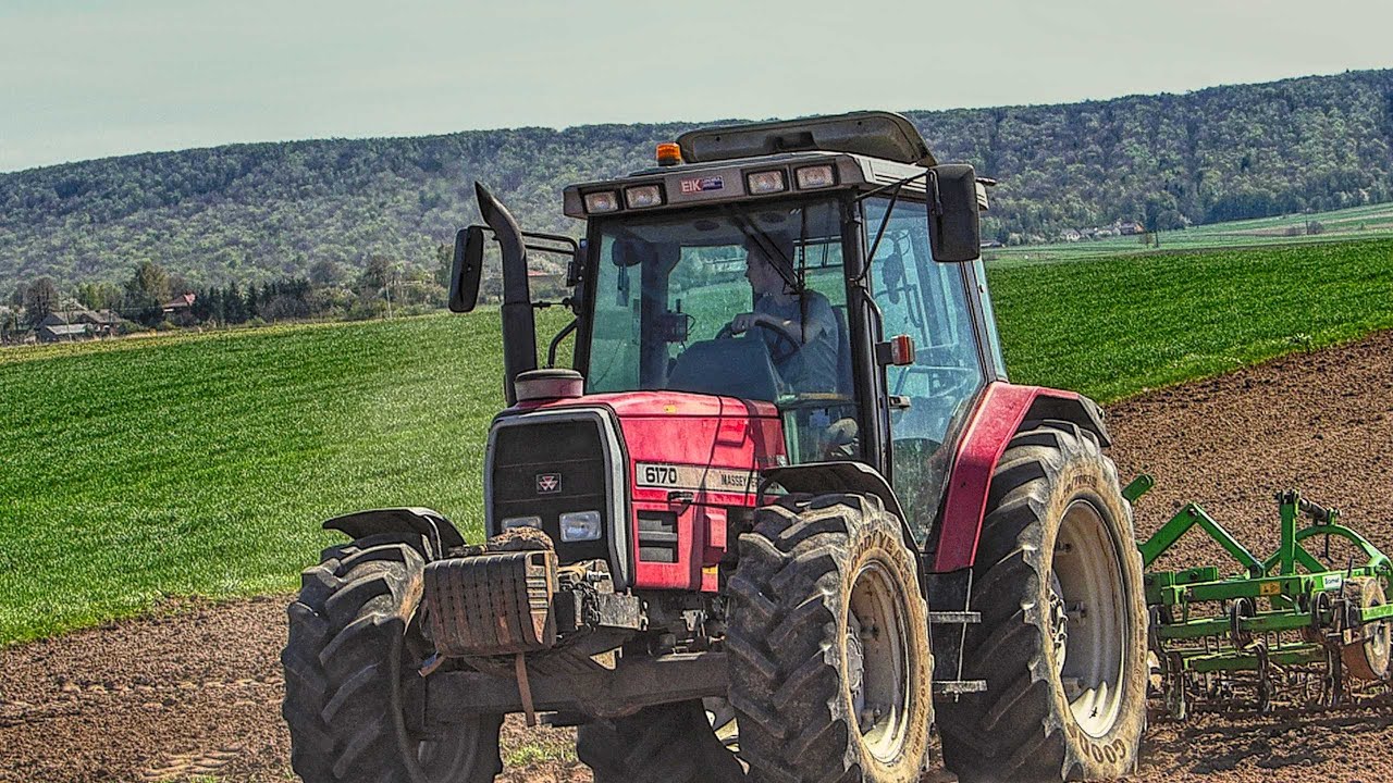 Polna Zadyma! Massey Ferguson 6170 & Bomet 3.6m✫Uprawa pod Kukurydzę  |1080p50|