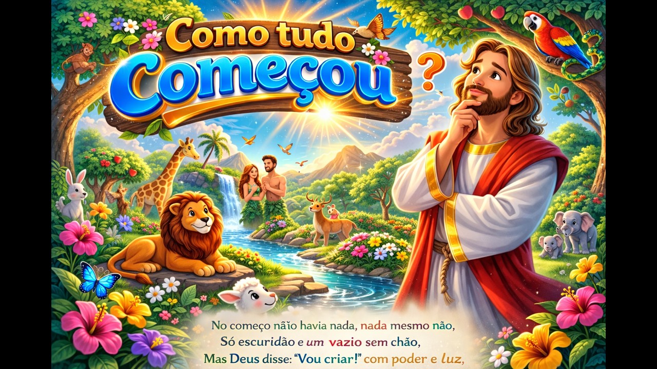 COMO TUDO COMEÇOU ?   (A Biblia  cantada 