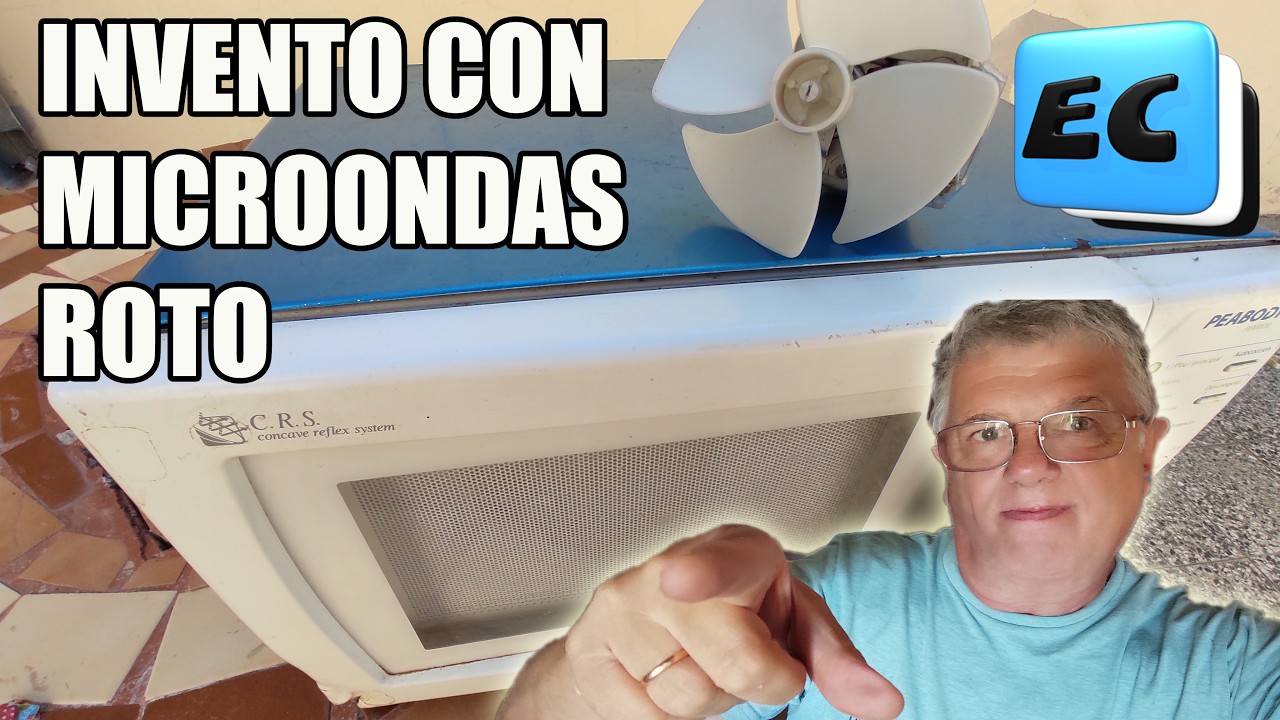 ¡Crea un invento increíble con partes de un microondas viejo o roto!
