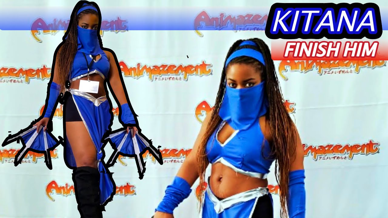 KITANA Cosplay Mortal Kombat Animazement 2019| Handmade Costume | Vlog | Haul