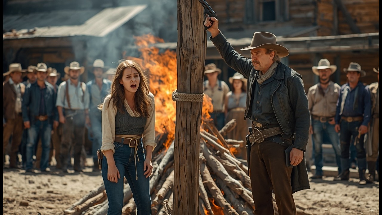 They Called Her a Witch and Lit the Fire—Until the Gunslinger Rode Through Flames|Calm Outlaw