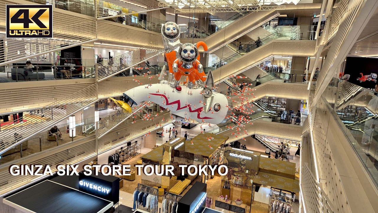 LUXURY STORE TOUR | Ginza Six Department Store Tour Tokyo Japan