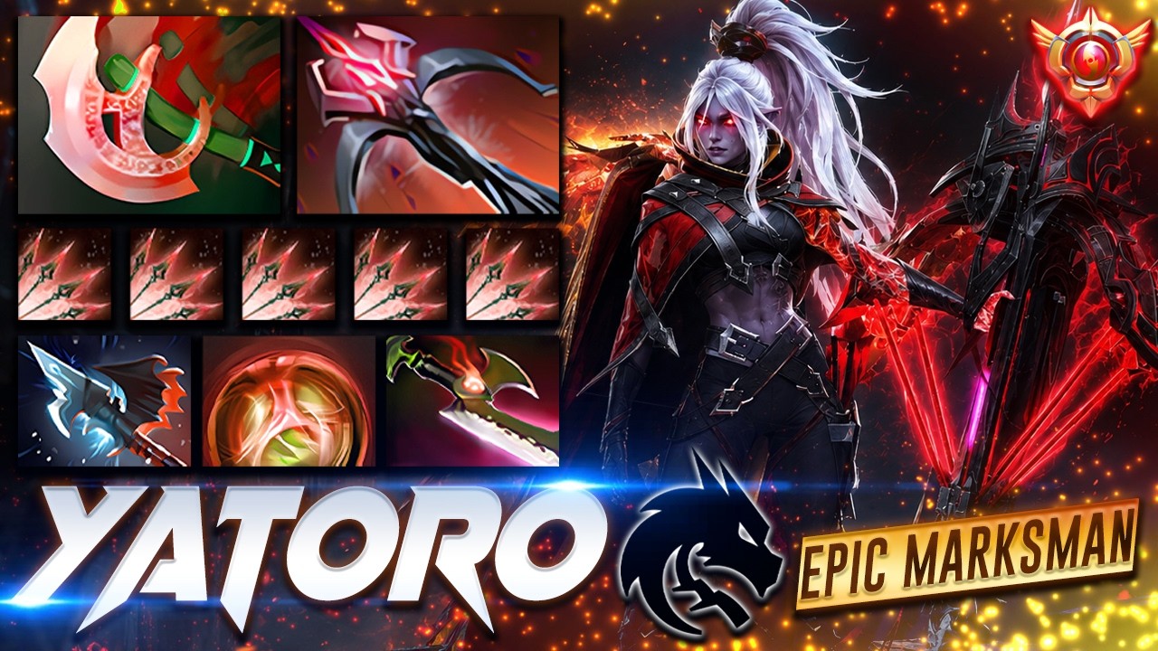 Yatoro Drow Ranger - Dota 2 Pro Gameplay [Watch & Learn]