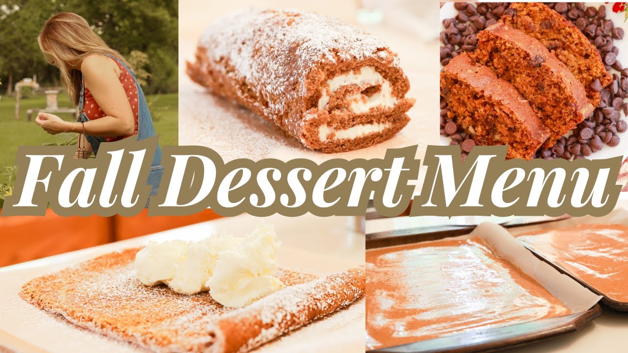 Pumpkin Desserts From Scratch| Make Ahead Desserts for Thanksgiving
