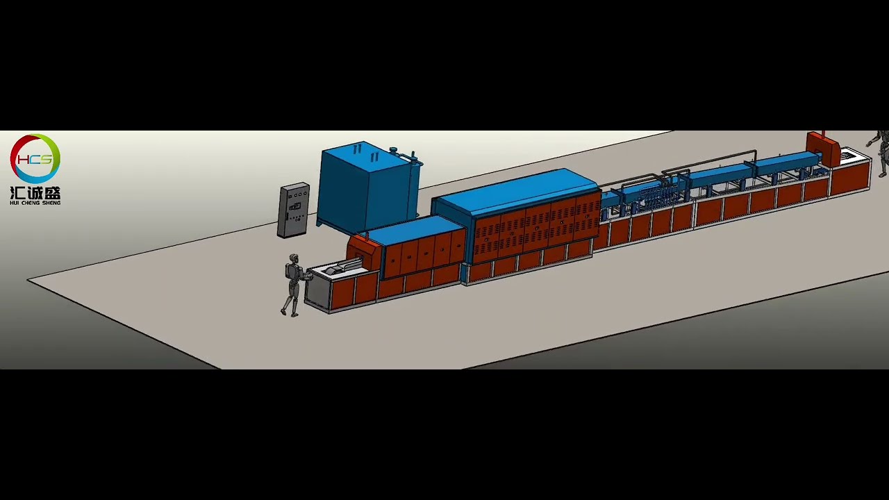 3D animation demonstrates the continuous bright annealing process, meeting customer needs!#annealing