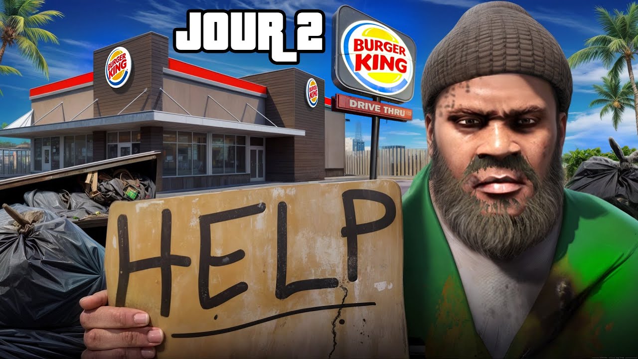J'ai SURVÉCU 100 jours sur GTA 5 RÉALISTE ! 