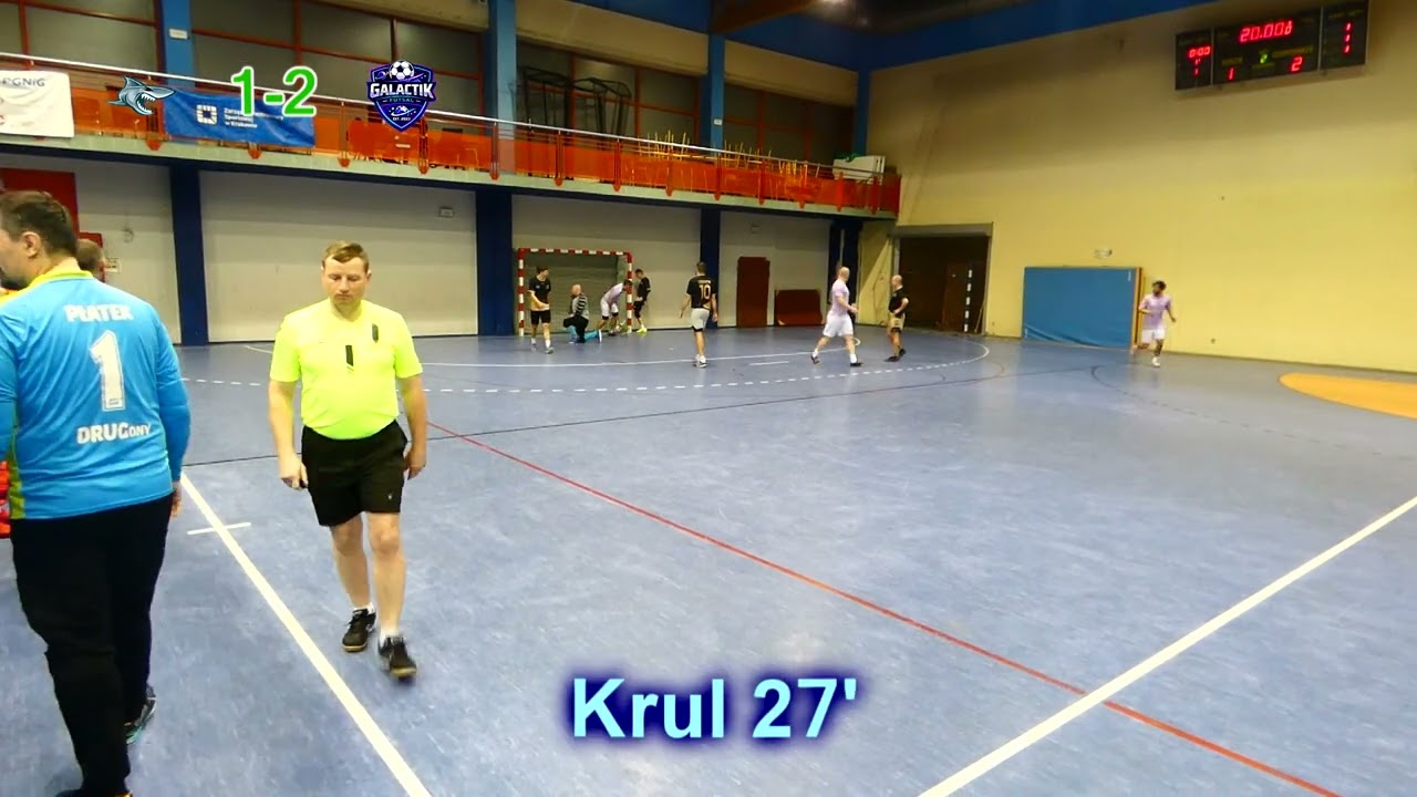 26/02/25 2 Kolejka Dywizji A Żarłacze — Galactik Futsal