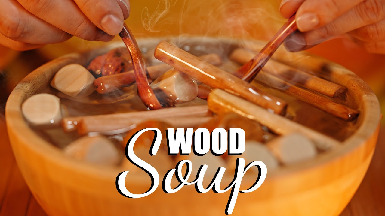 🍲 Cozy Wood Soup ASMR for sleep