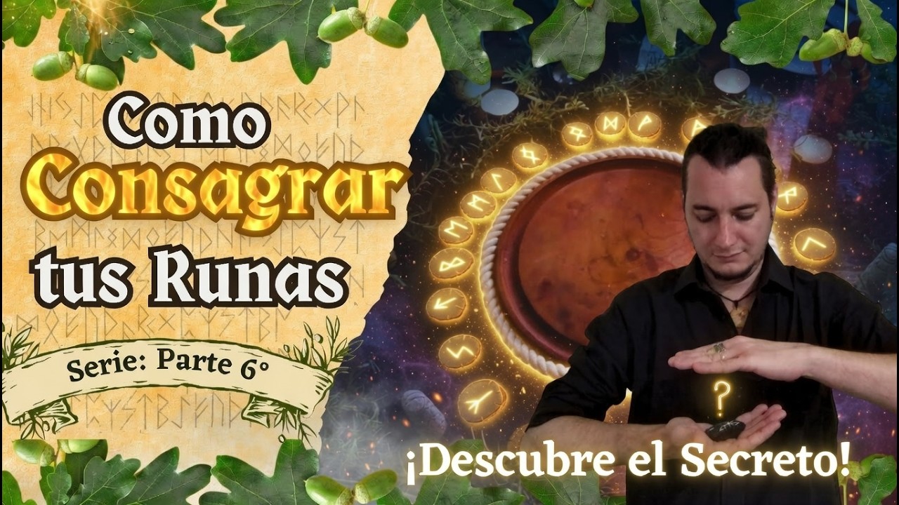 Como CONSAGRAR Runas (Futhark) - Soplo de vida, vinculo y ACTIVAR Runas Nórdicas
