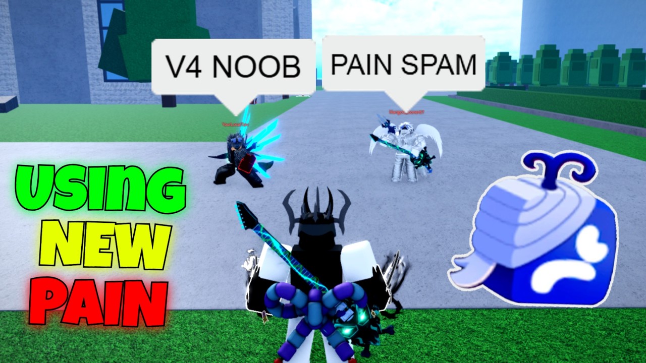 UPGRADING Pain Fruit To Kill TOXIC Kids In BloxFruits
