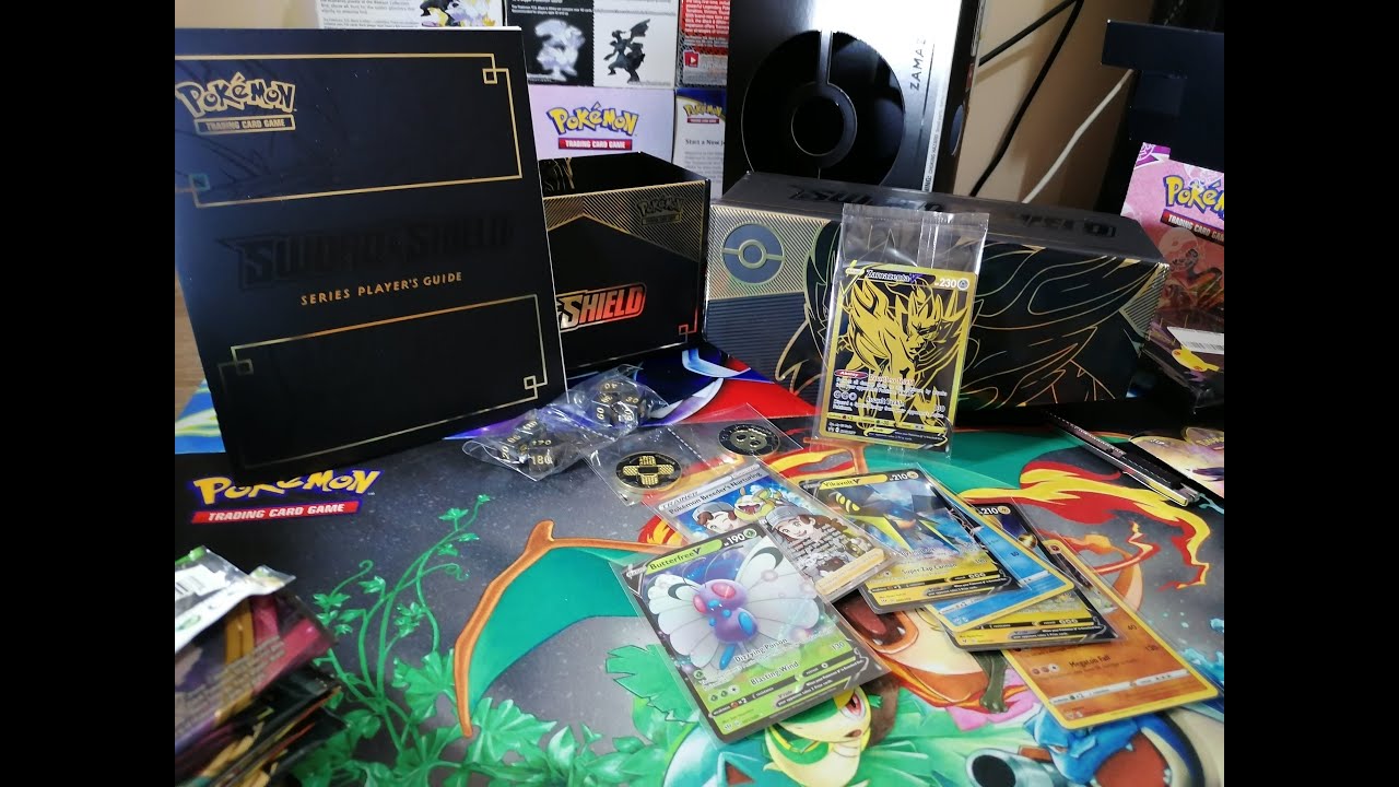 Pokemon Card Zamazenta V Plus Elite Trainer Box Kutu A&ccedil;ılışı (Unboxing) [Efsane Zamazenta V Kartı!!]