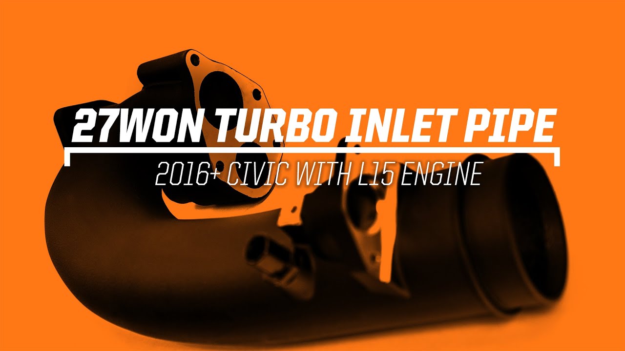 Performance Turbo Inlet Pipe Upgrade for 2016+ Honda Civic (27WON Honda Performance)