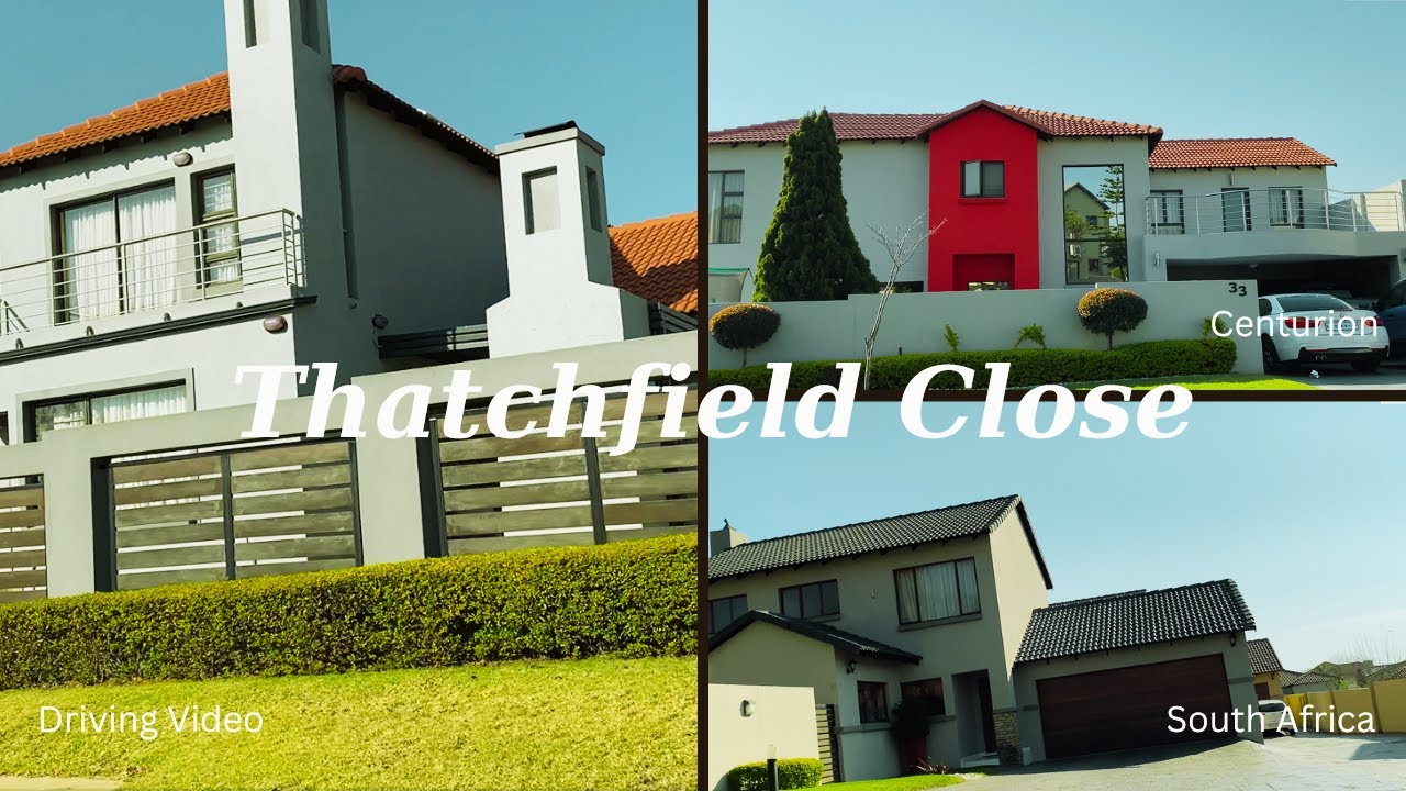 Thatchfield Close Estate | Centurion, South Africa | 4K video |