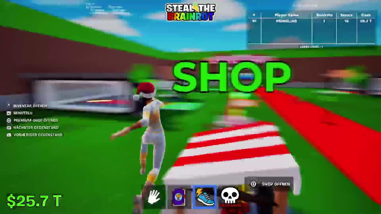 Fortnite Steal the Brainrot Traden