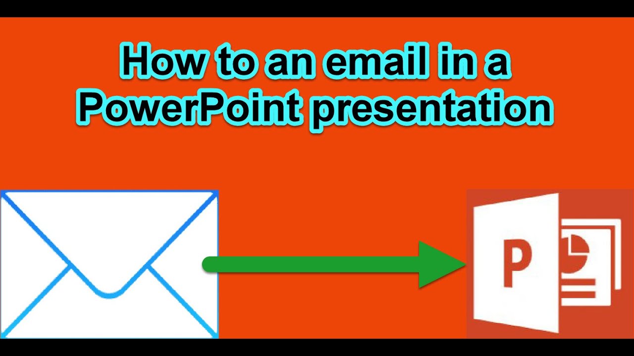 Как вставить адрес электронной почты/Outlook в презентацию PowerPoint