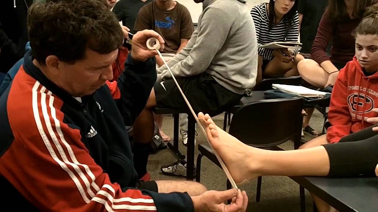 How to Tape the Great Toe to Prevent Extension