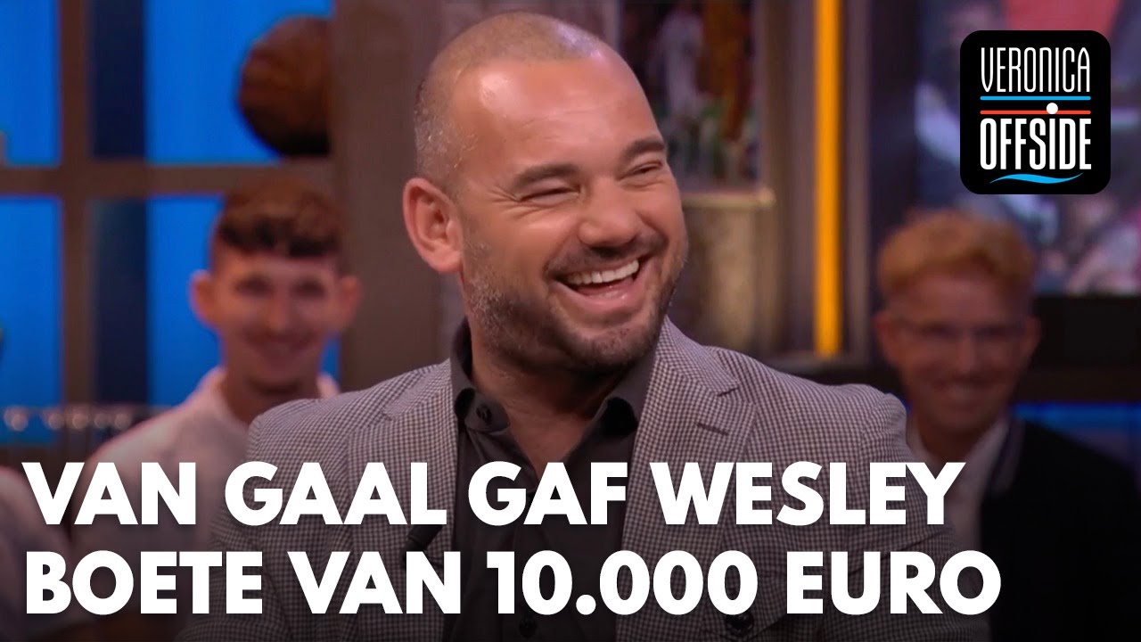 Wesley kreeg 10.000 euro boete van Van Gaal | VERONICA OFFSIDE